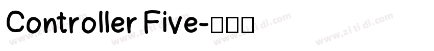 Controller Five字体转换